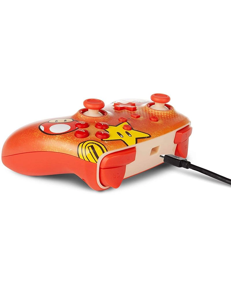 Mario Vintage Enhanced Wired Controller - red Switch