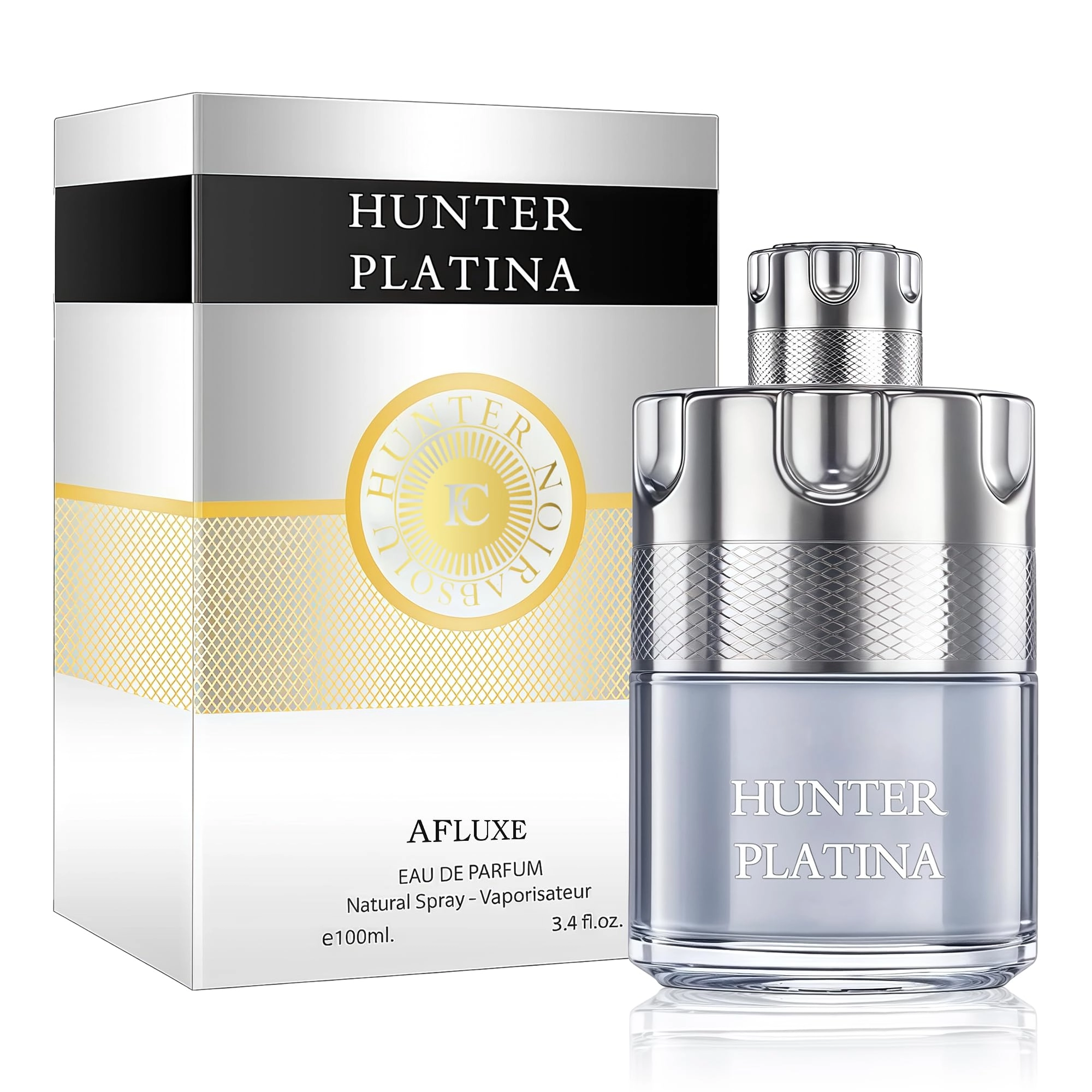 AFLUXE HUNTER PLATINA Eau de Parfum 100ml Gift Set