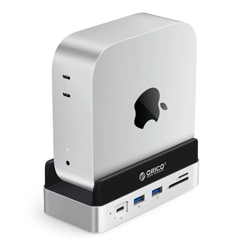 ORICO MiniLink - Mac mini M4 Aluminium USB C Hub SSD Housing for M.2 NVMe/SATA