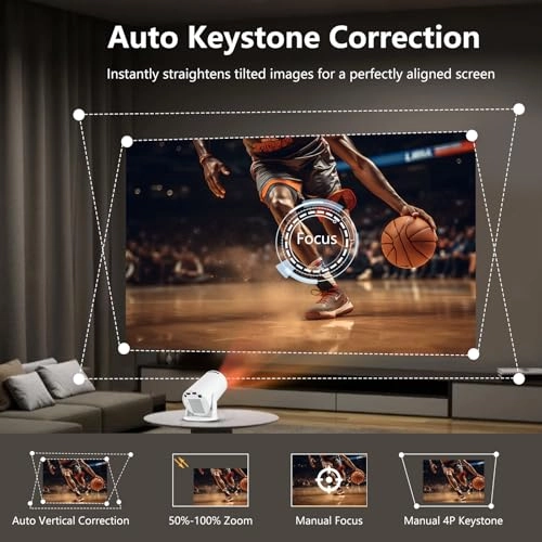 Mini Android Projector 200 ANSI lumens 1280 x 720