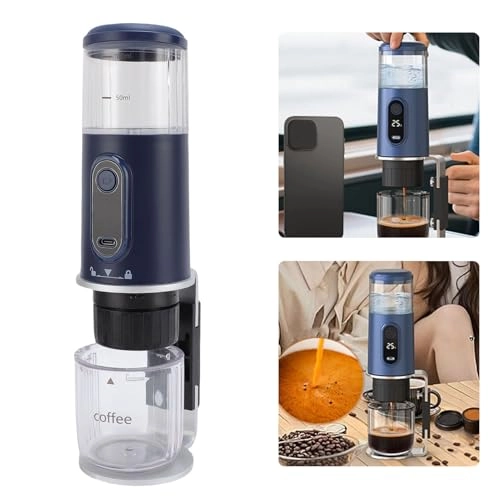 Portable Coffee Maker - 100ml capsules and grounds