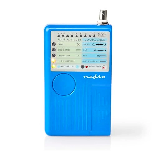 LAN Cable Tester - RJ45 RJ11 USB BNC UTP / FTP / STP LED Display