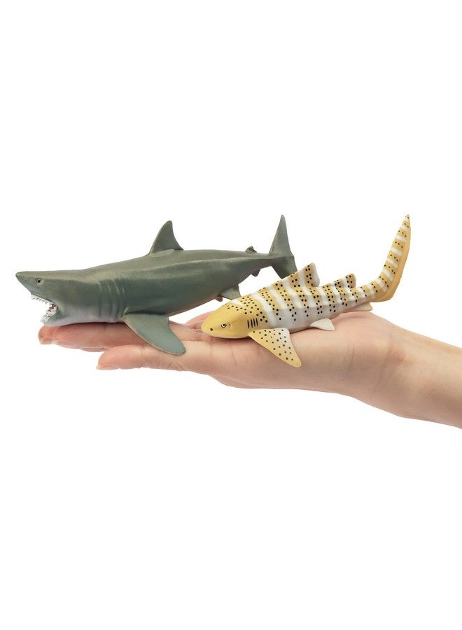 Realistic Shark Figurines - Ocean Animals - Shark 6 pcs