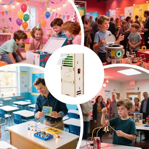 Air Conditioner Model Kit - Wood 5.5 x 4.5 x 13.2 cm