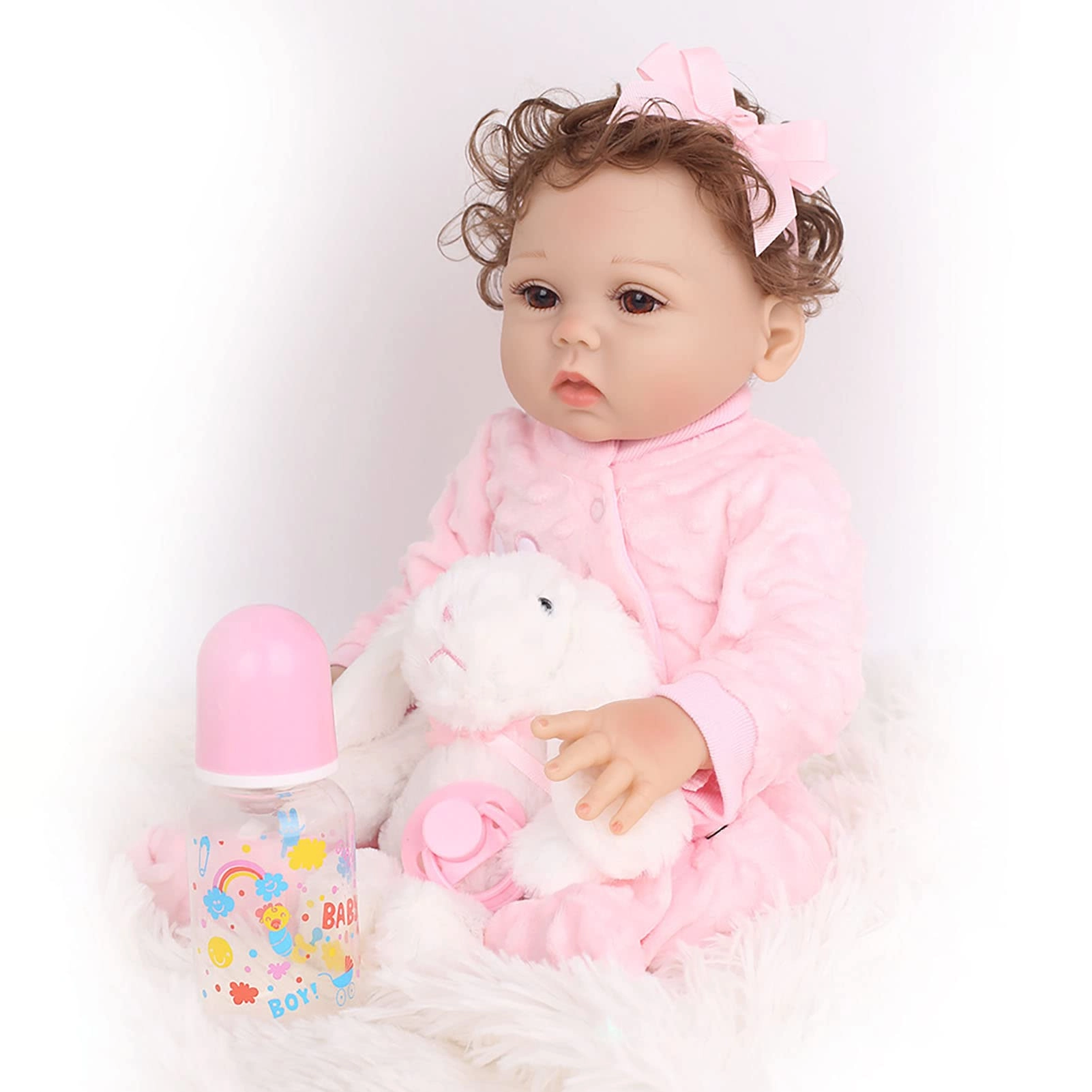 Reborn Baby Doll - 19 Inch Vinyl Girl