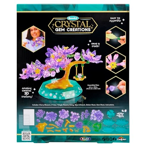 Crystal Gem Creations Blossoming Bonsai - 240+ Pieces