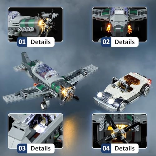 LED Light Kit (77012) - Fighter Plane Chase Set Battery Operated