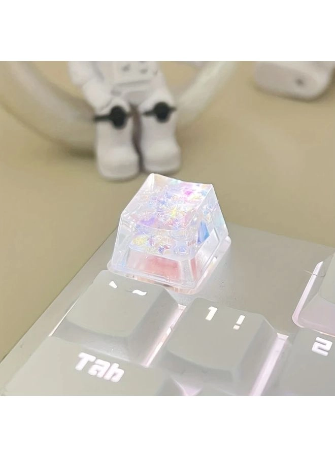Generic Translucent Keycap - White DIY