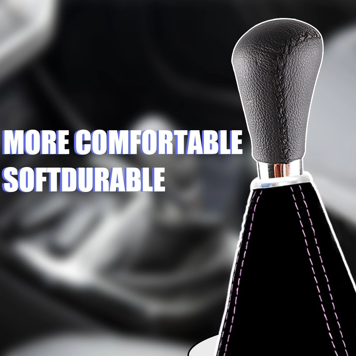 Shift Boot Cover - Suede Black