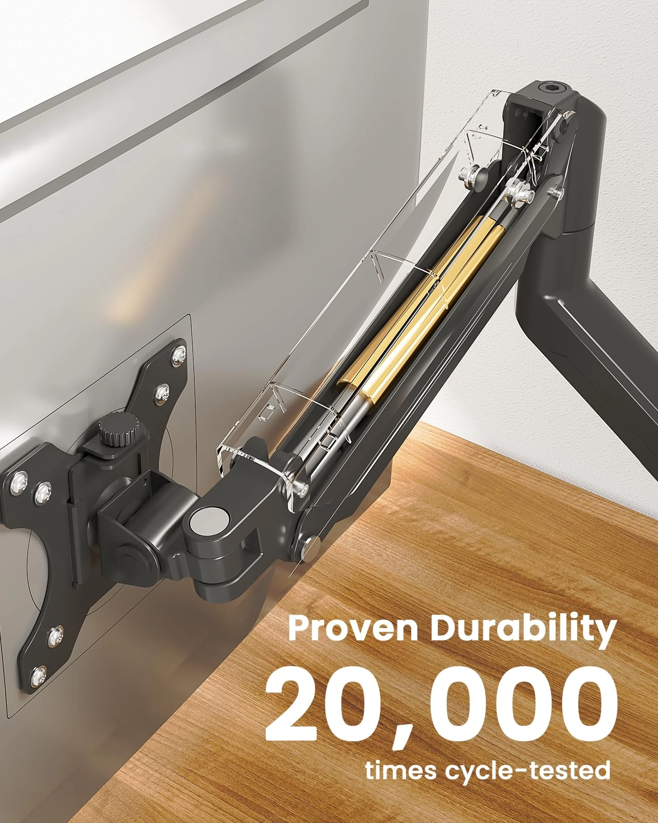 Single Monitor Arm - 13-34 inch 100x100mm