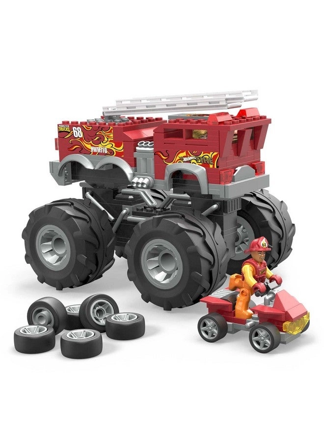 MEGA HW 5-Alaram Fire Truck - Monster Trucks Hot Wheels