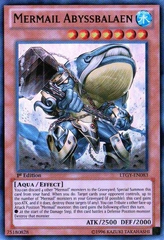 Konami Mermail Abyssbalaen LTGY-EN083 - 1st Edition Ultimate Rare