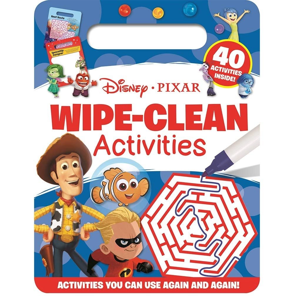 Igloo Books Pixar Wipe Clean Activities - 5+