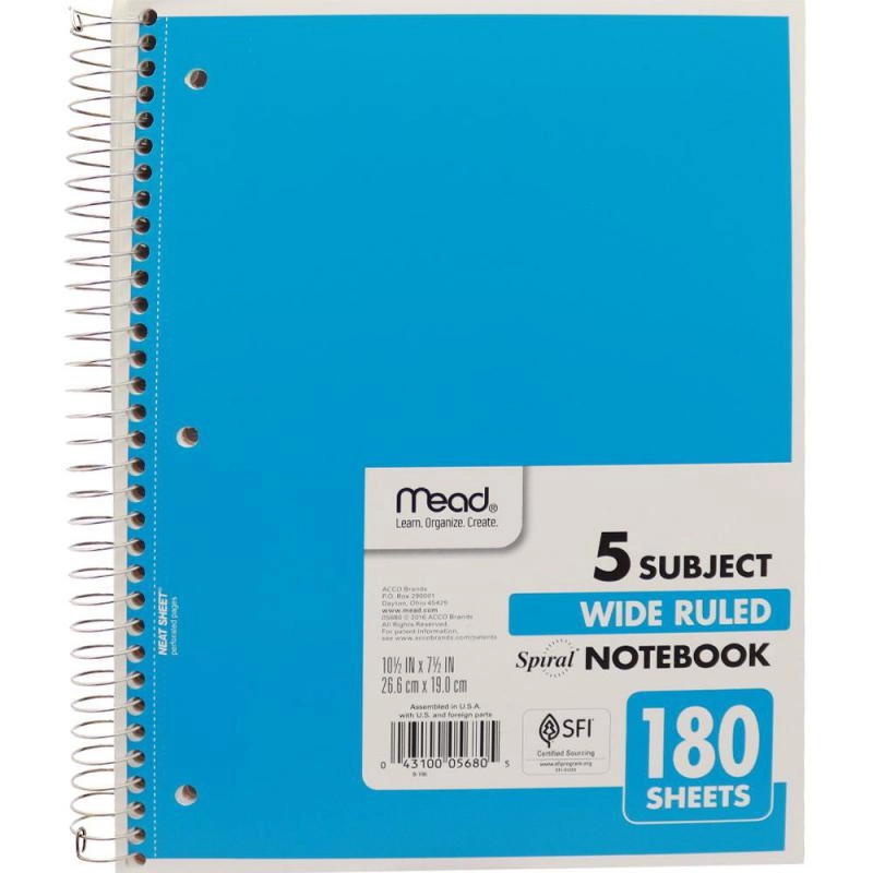 Notebook 8 X 10.5 in Spiral - Lined 70 Sheets