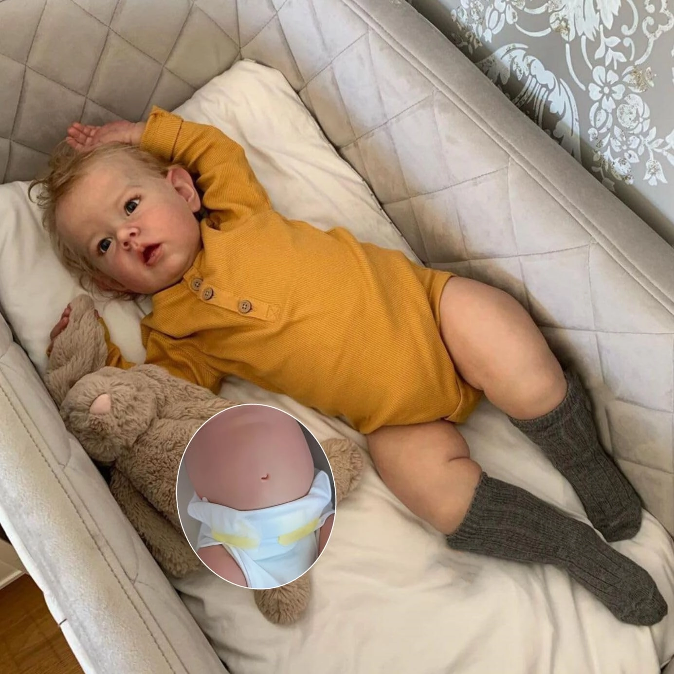 Reborn Baby Doll - 20 in Silicone Boy