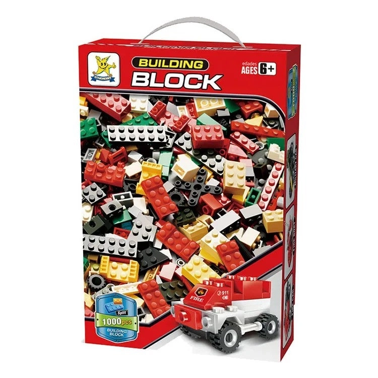 Plastic Classic Building Bricks Set - 500/1000 pcs