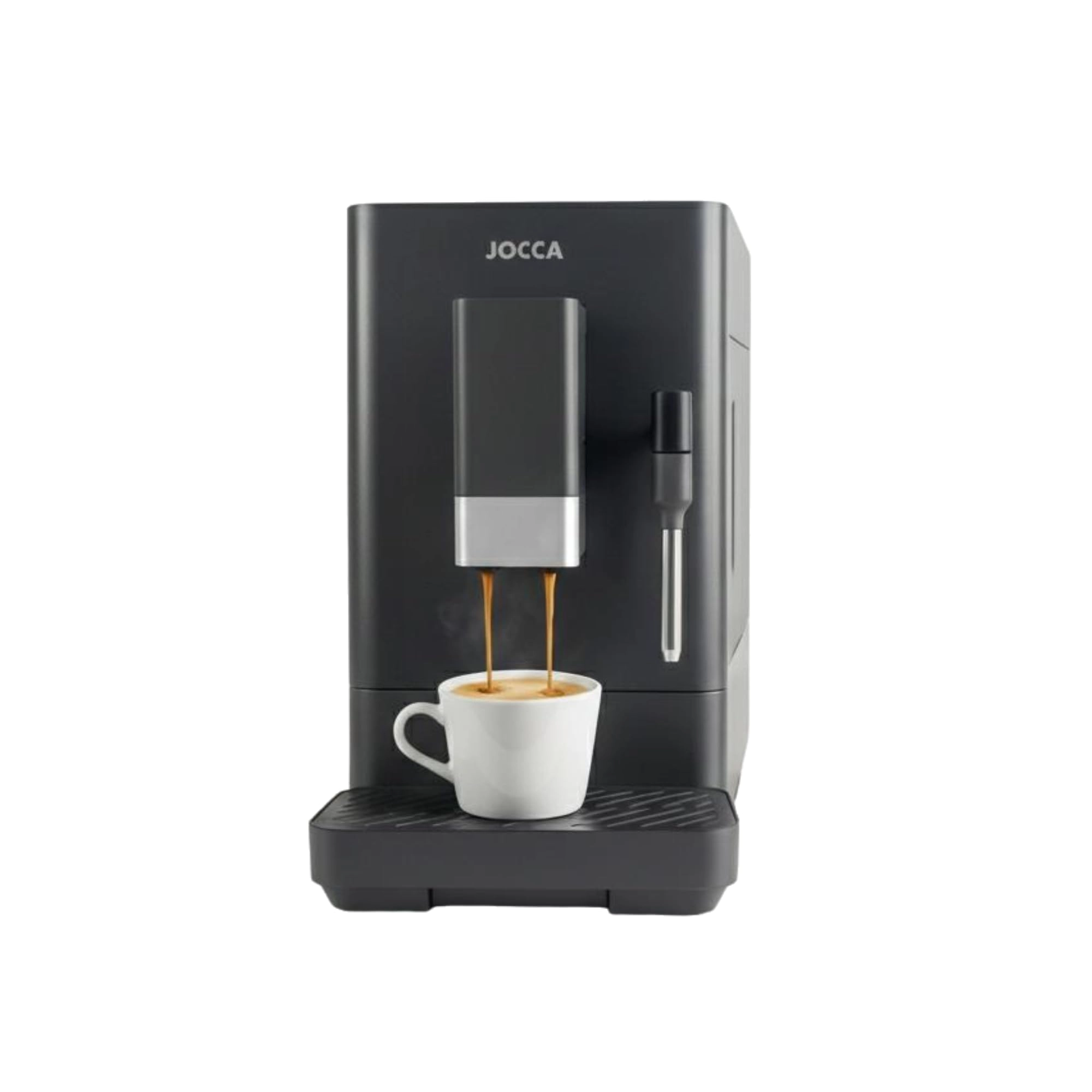 JOCCA Cafetera Superautomática - 15-level Grinder Milk Steamer