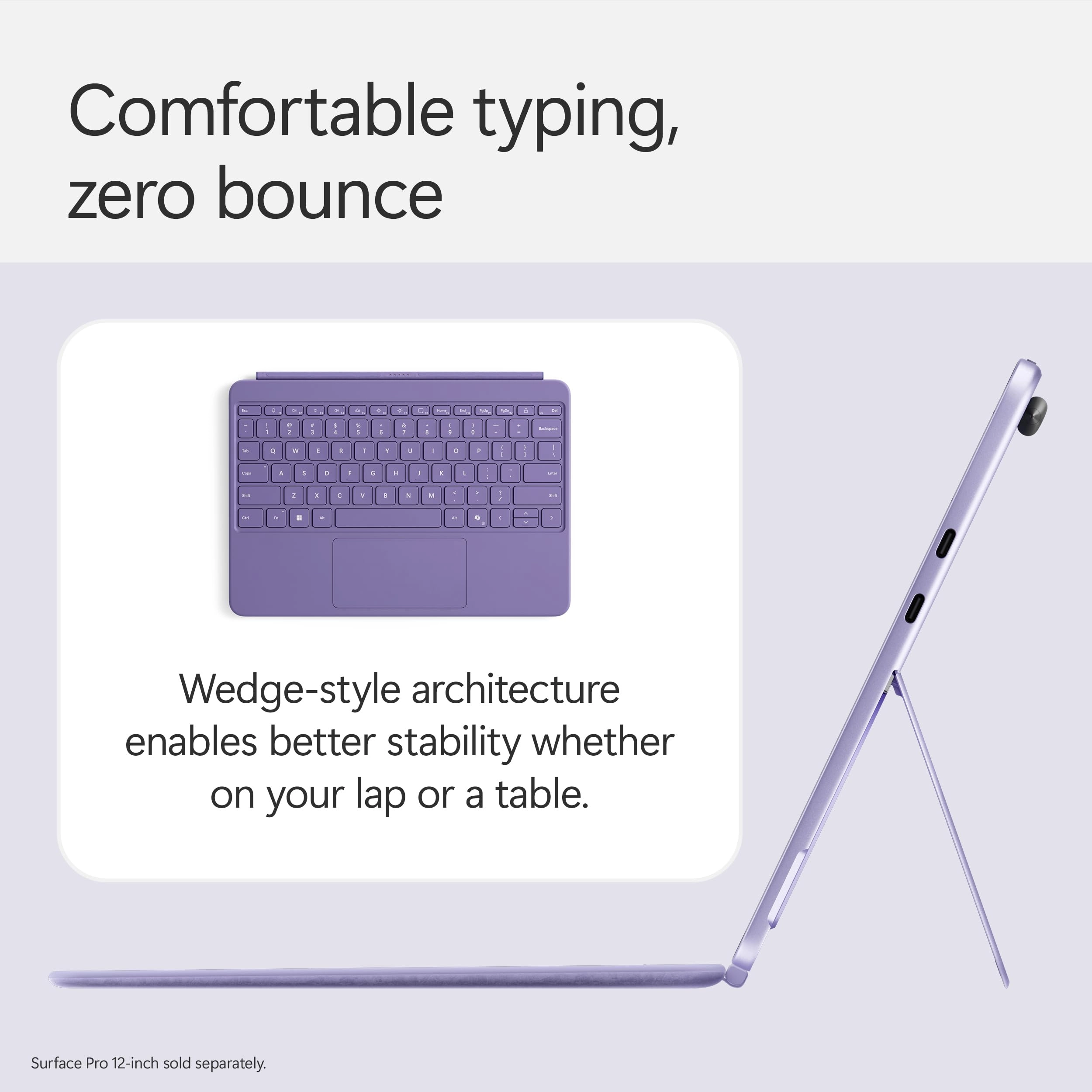 Surface Pro Keyboard - QWERTY Wired + Slim Pen 2