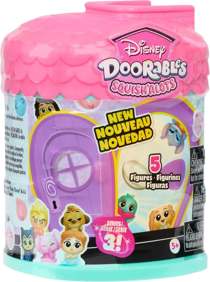 COLOR LAND CHILDRENS TOYS CENTER LLC Disney Doorables SquishAlots Series 3 - Ages 5 Up 5 Figures