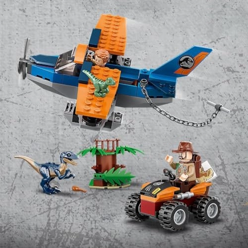 Jurassic World Velociraptor: Biplane Rescue Mission (75942)