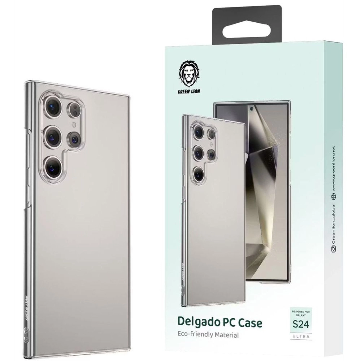 Delgado Clear Case for Samsung Galaxy S24 Ultra