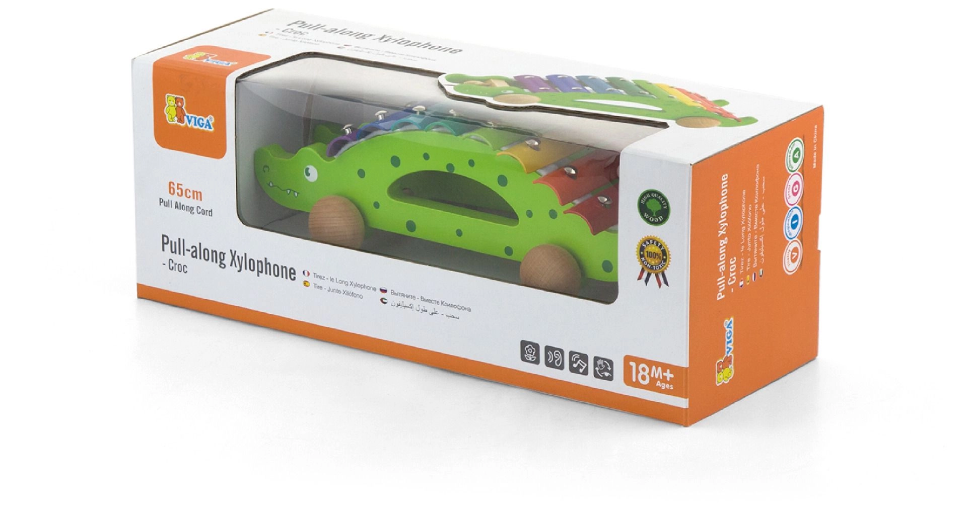 Pull-along Xylophone - Croc