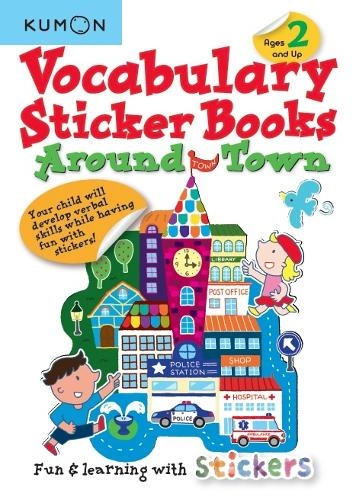 Kumon Publishing North America, Inc Vocabulary Sticker Books Around Town