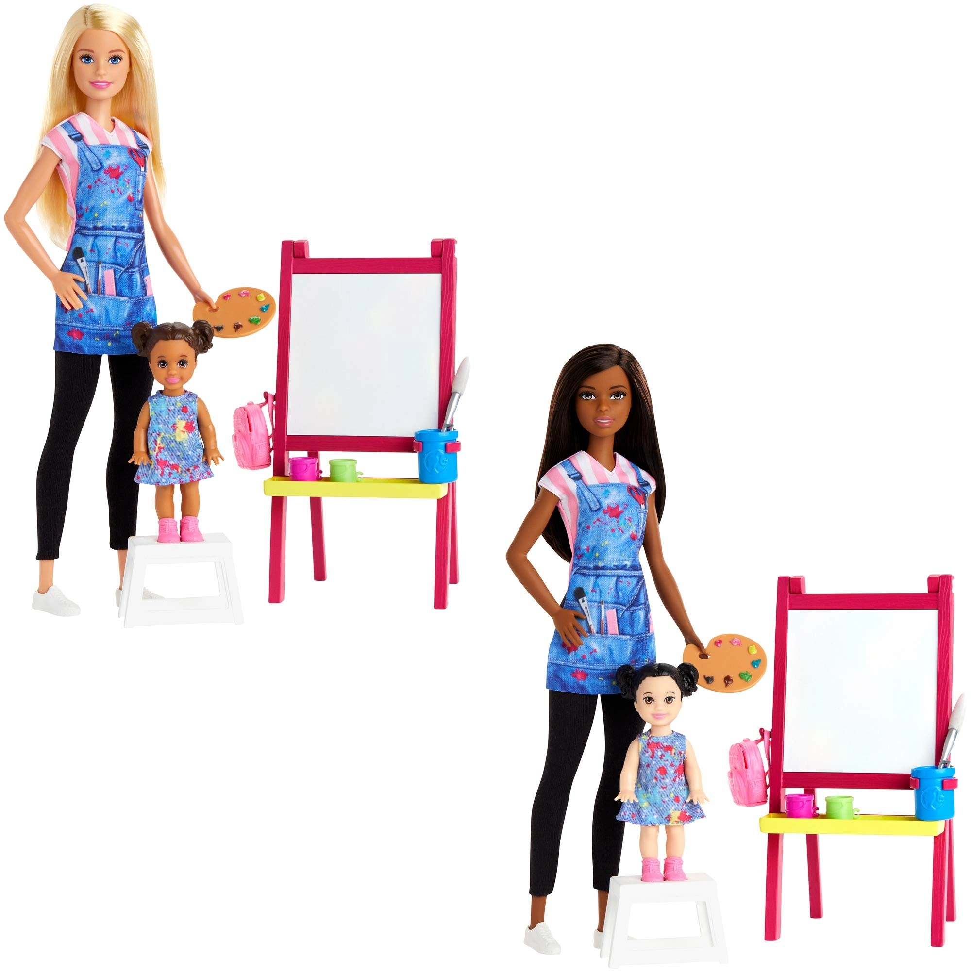 Dolls and Playsets with Job-Themed Furnishings and Accessories - Multicolour 13 piece(s) Ages 3+