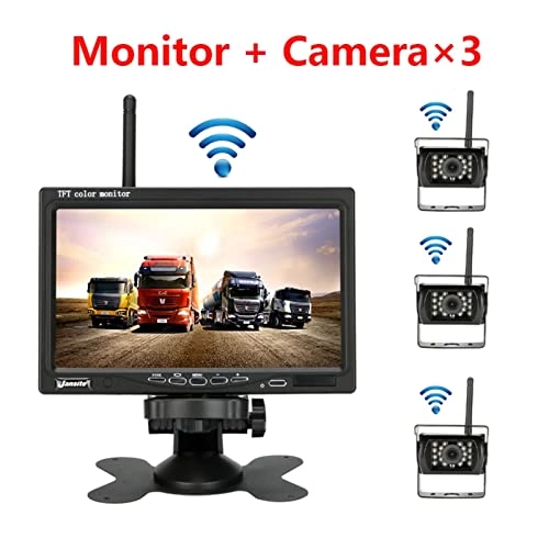 Car Monitor - 7 Inch Wireless + Reverse Camera - Night Vision 420 TVL