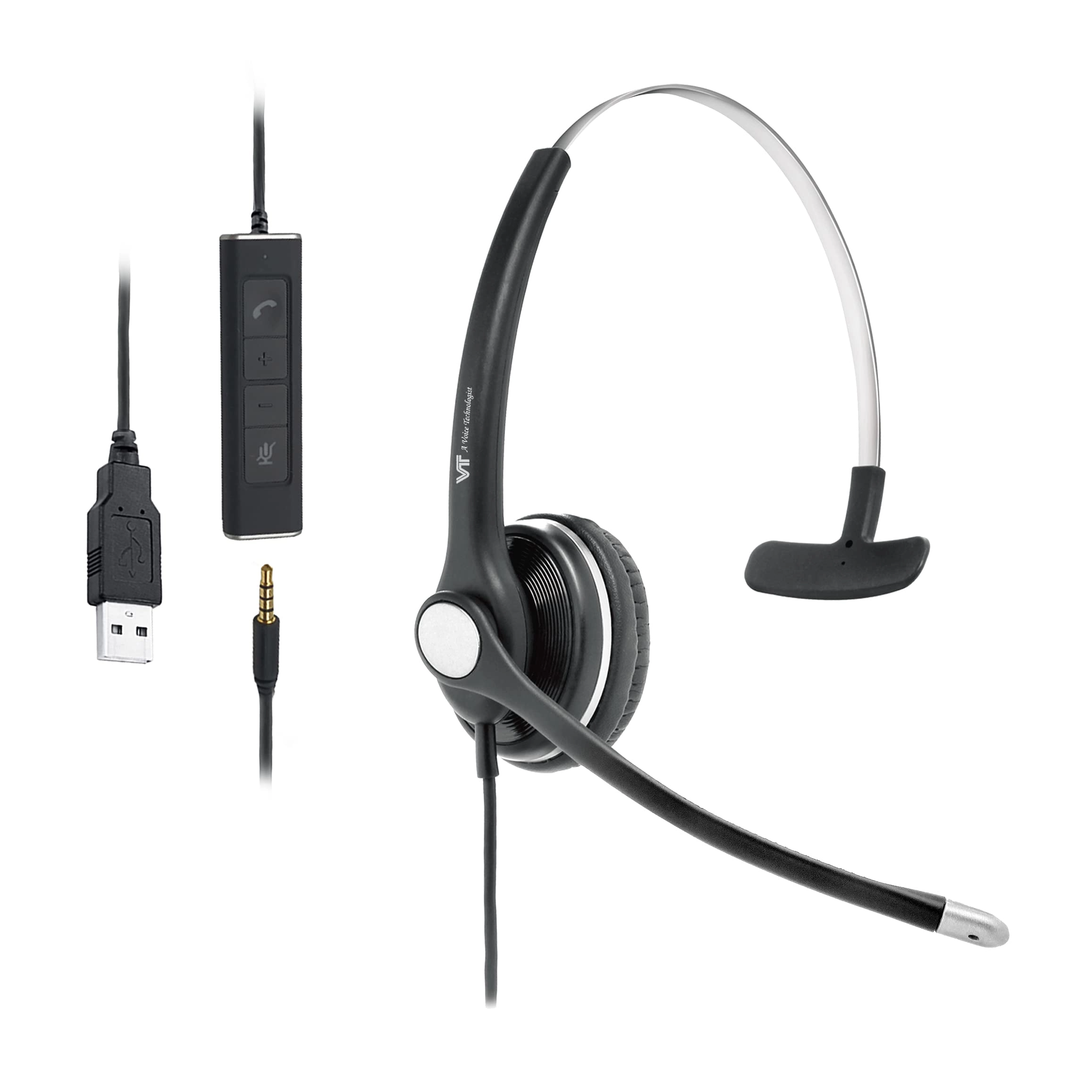 VT Headset VT8000 Wired Headset