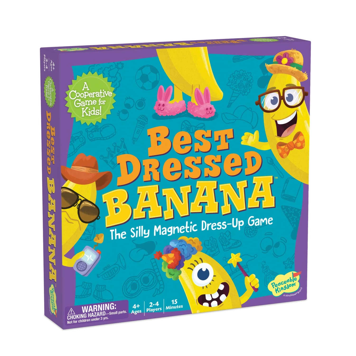 Peaceable Kingdom Best Dressed Banana - Cooperative Magnetic