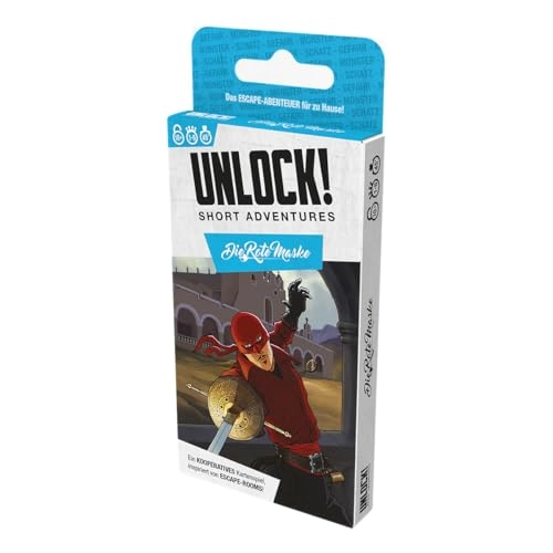 Unlock! Short Adventures: The Red Mask - Family Game - Puzzle Game (German)