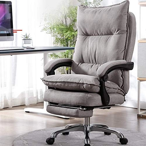 Reclining Chair - Fabric Cotton Black