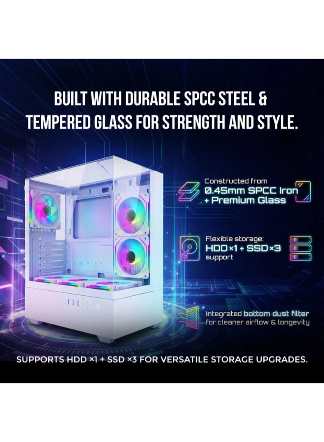 FURY - Tempered Glass Side Panel Mid Tower