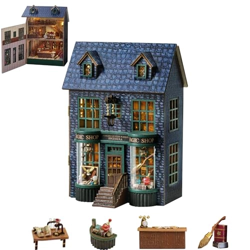 DIY Miniature House Kit - Christmas, Fantasy, Halloween, Movie