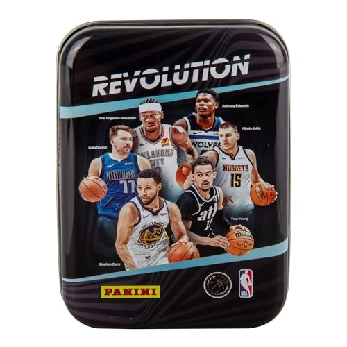 2023-24 Revolution Basketball Trading Cards Tin - 3 Packs 5 Cards per Pack