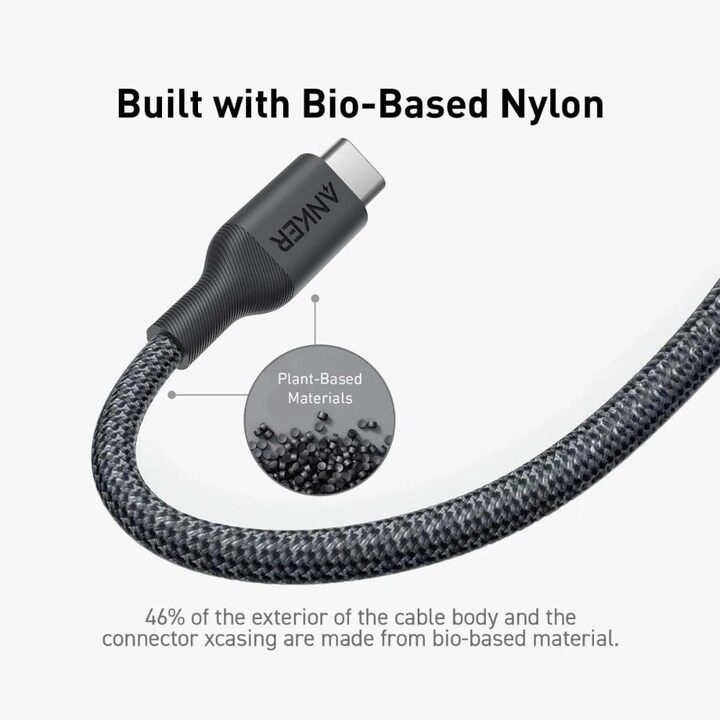 544 Cable 140W USB-C to USB-C 0.9m Bio-Based