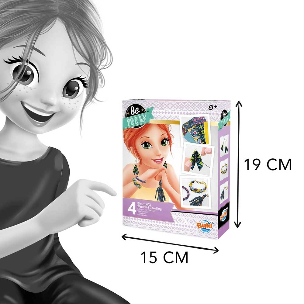 Wax Print Jewellery Kit - Suitable for 8 to 13+ yrs