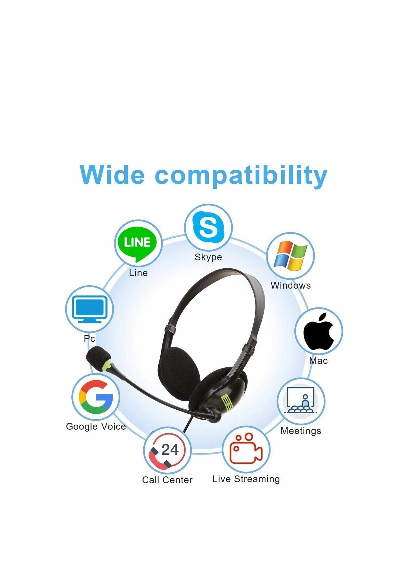 USB Headset Wired Headset