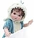 Reborn Toddler Baby Doll - 18 Inch Full Vinyl Body Freckles