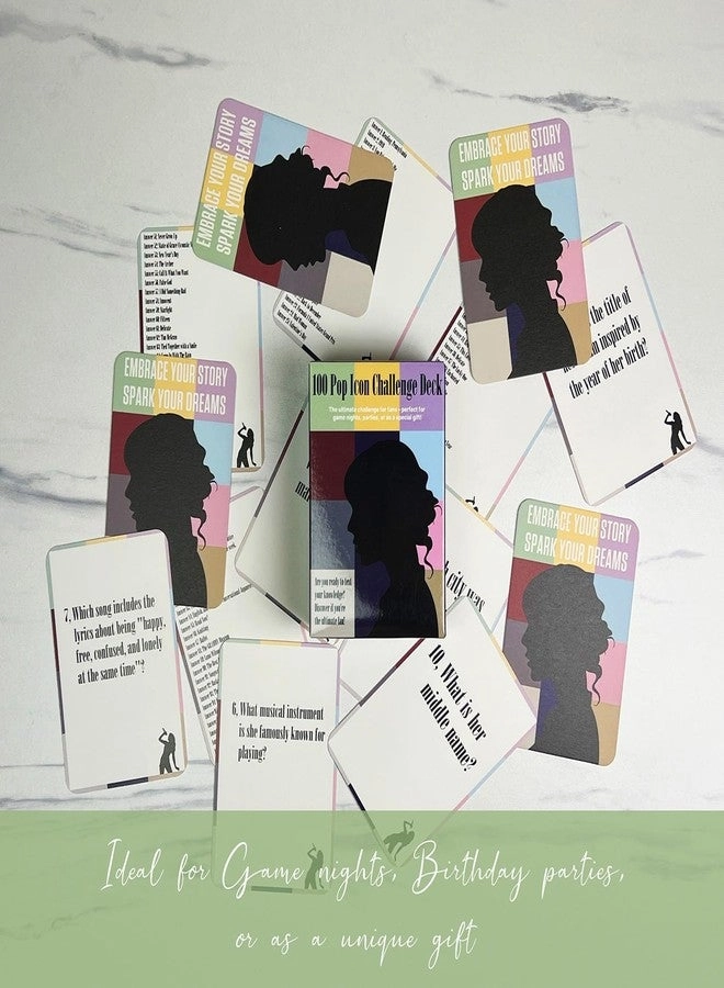 Enchanted Pop Star - Card Game 100 Question & Answer Cards