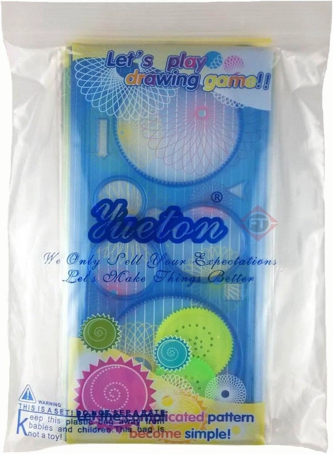 Creative Mandala Spirograph - Ten In One 4 Scale+ Pen