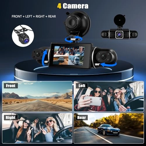 2K 360° Dashcam - 2K+3*1080P