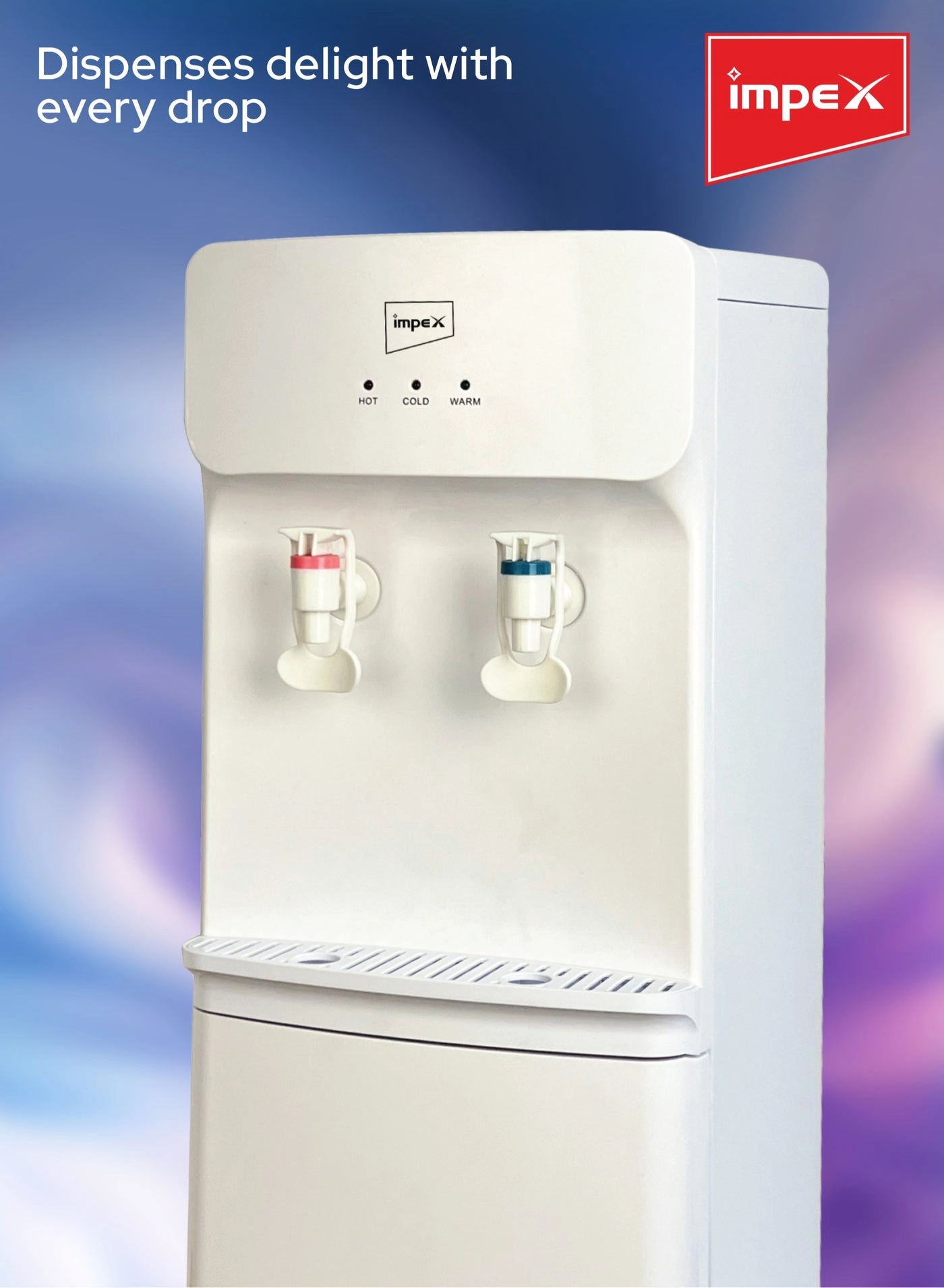 Hot & Cold 2 Tap Water Dispenser - 2.9 L