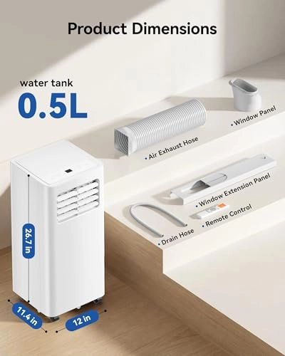 PAC-8000BTU - Portable