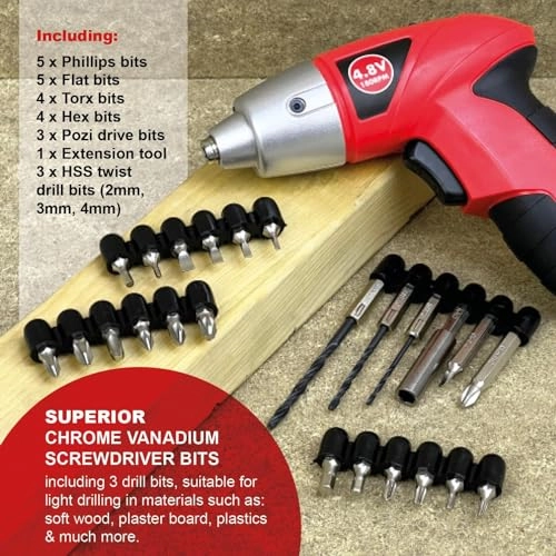 Cordless Screwdriver Set - 300mAh