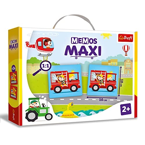 Memos Maxi Vehicles - 24 months and up 24 pieces