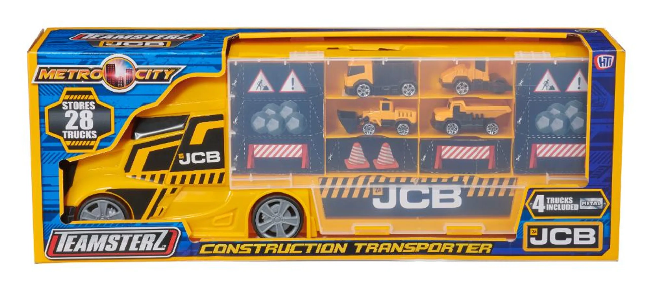 Construction Transporter - 1 transporter 4 die-cast trucks