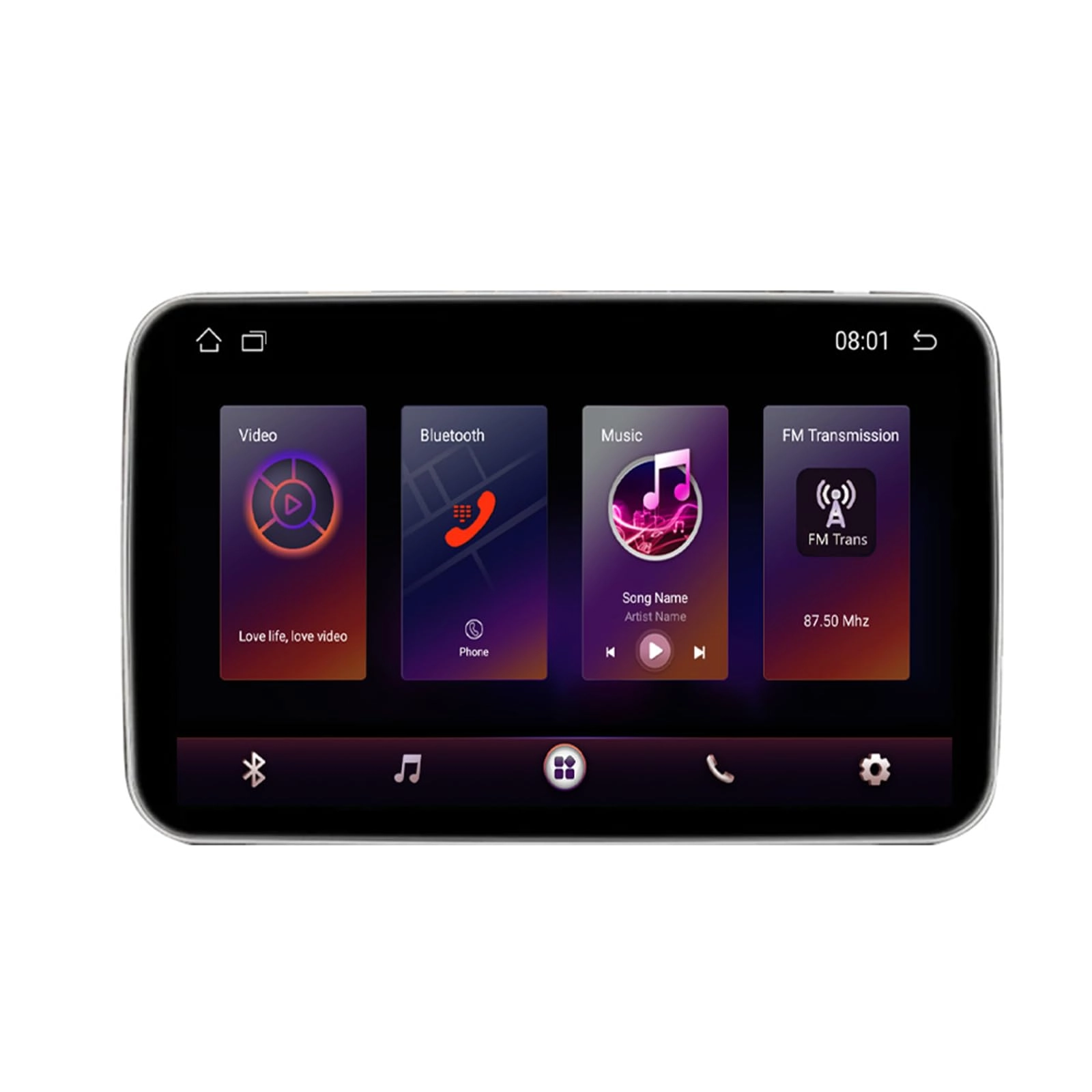 PPLDABNK Car Rear Seat Entertainment System - 10.1 Inch