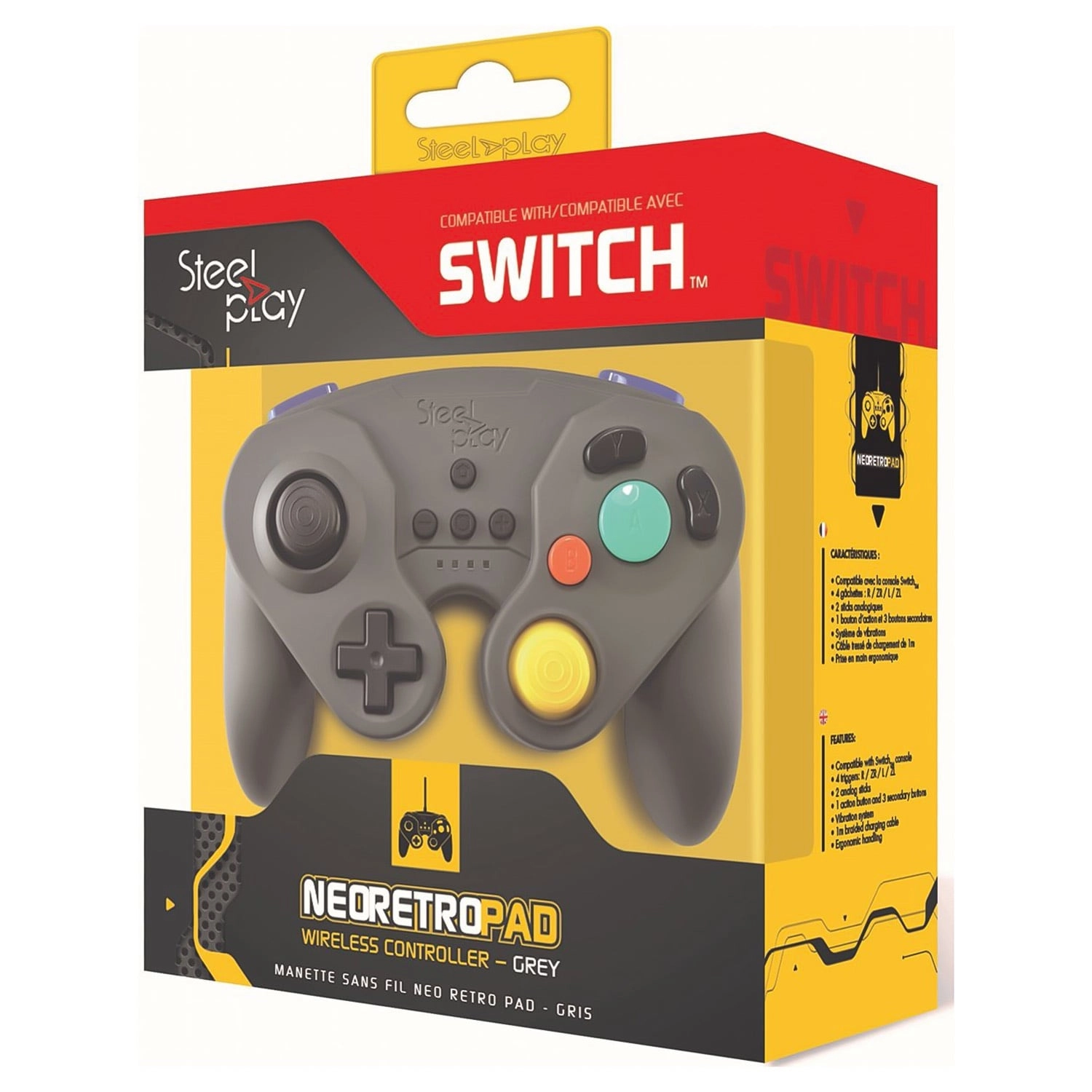 Steelplay Neo Retro Pad Wireless Controller - Gray